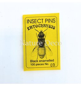 . Insect pins black pins size 00