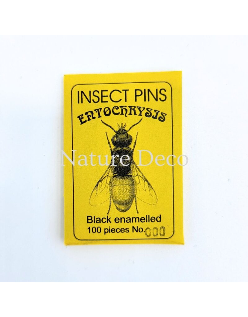 . Insect pins black pins size 000