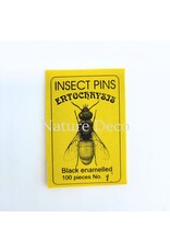 . Insectenspelden black pins maat 1