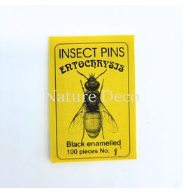 . Insectenspelden black pins maat 1