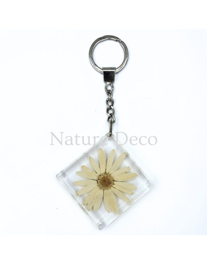 . Daisy keychain 13 x 6.5 x 1 cm