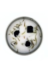 . Aromatherapie edelsteen kaars Cleansing Sandalwood