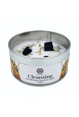 . Aromatherapie edelsteen kaars Cleansing Sandalwood
