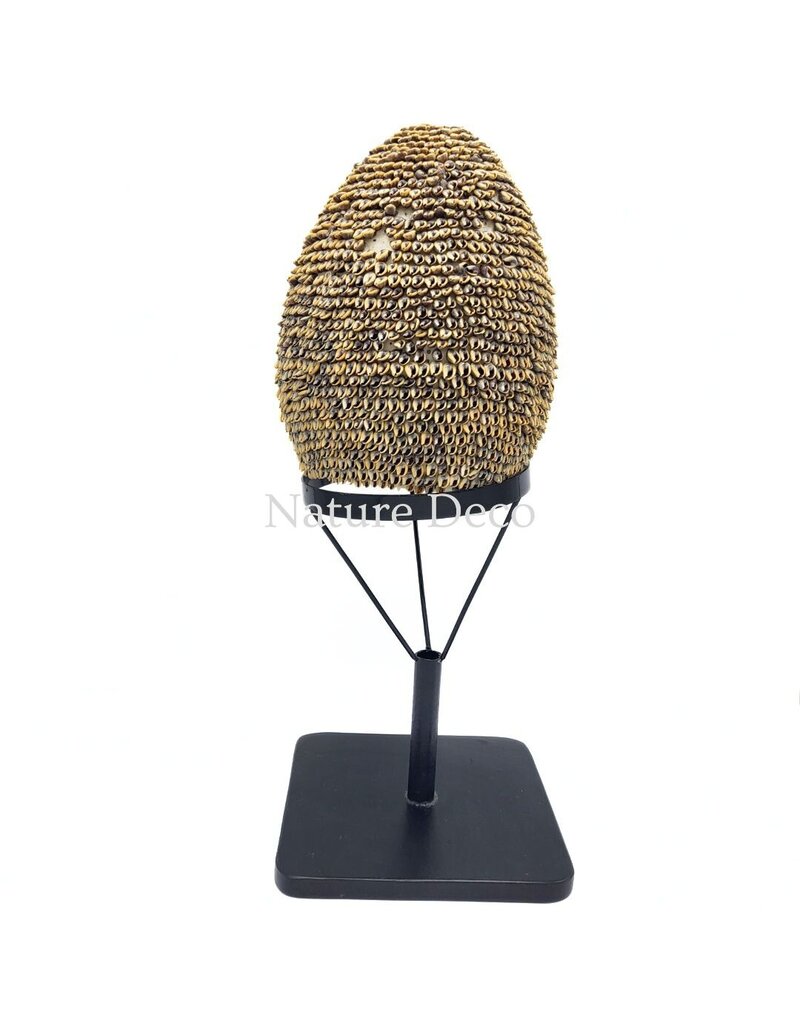 . Shell Egg on Stand 18.5 x 18.5 x 47 cm