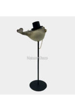 Nature Deco  Meneer puffer vis op voet