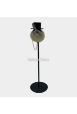 Nature Deco  Meneer puffer vis op voet