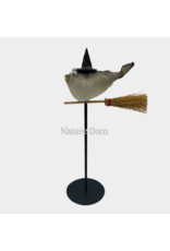 Nature Deco Witch pufferfish on a stand