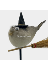 Nature Deco Witch pufferfish on a stand