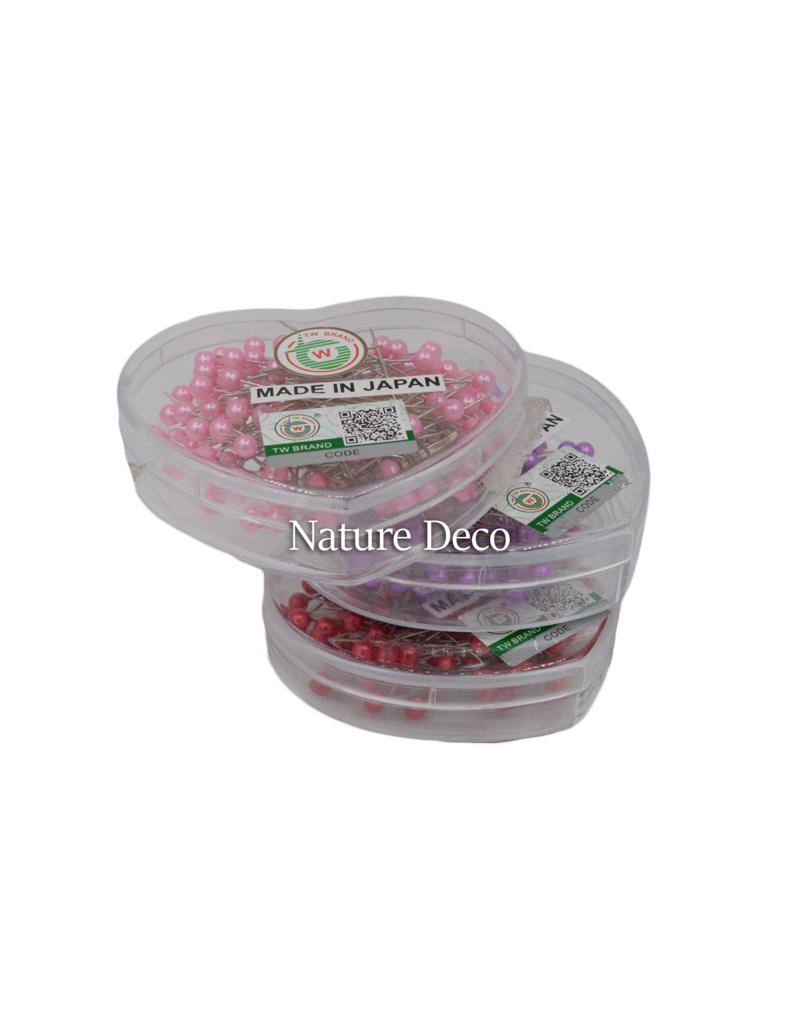 . Kopspelden in hartvormig doosje 120 stuks