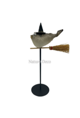 Nature Deco Witch pufferfish on a stand