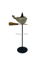 Nature Deco Witch pufferfish on a stand