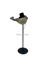 Nature Deco  Meneer puffer vis op voet