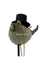 Nature Deco Mr. pufferfish on foot