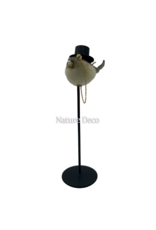 Nature Deco  Meneer puffer vis op voet