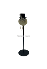 Nature Deco  Meneer puffer vis op voet