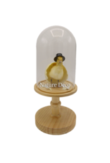 Nature Deco Meneer eend in blanco stolp op voet Ø17cm x 40cm