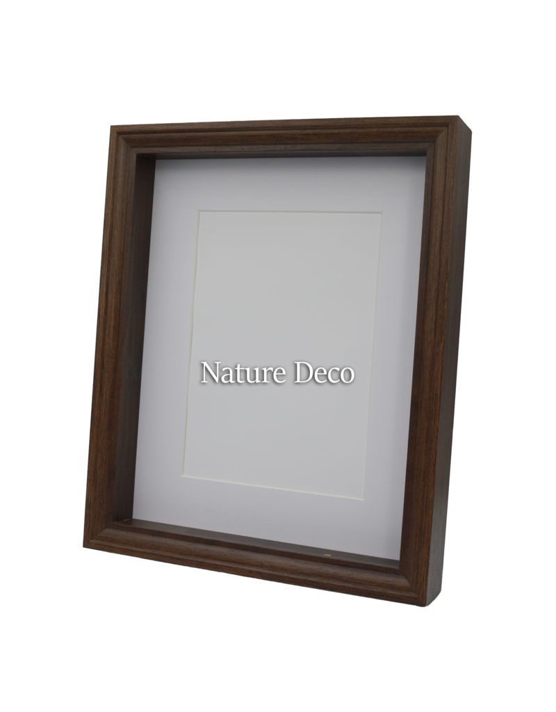 Nature Deco Extra deep Elegant Frame Dark Brown 20 x 25 x 4,5cm