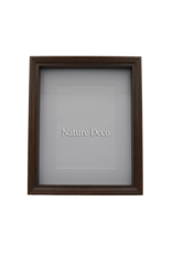 Nature Deco Extra deep Elegant Frame Dark Brown 20 x 25 x 4,5cm
