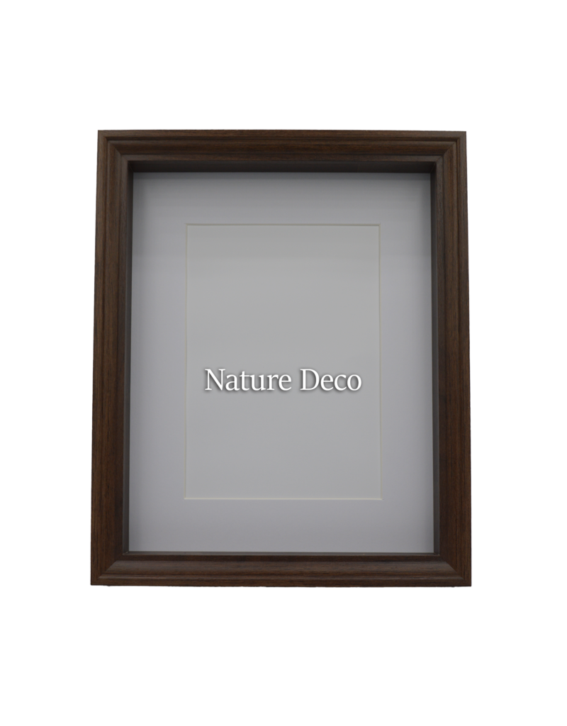 Nature Deco Extra deep Elegant Frame Dark Brown 20 x 25 x 4,5cm