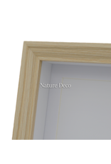 Nature Deco Extra deep Elegant Frame light brown 13 x 18 x 4,5cm