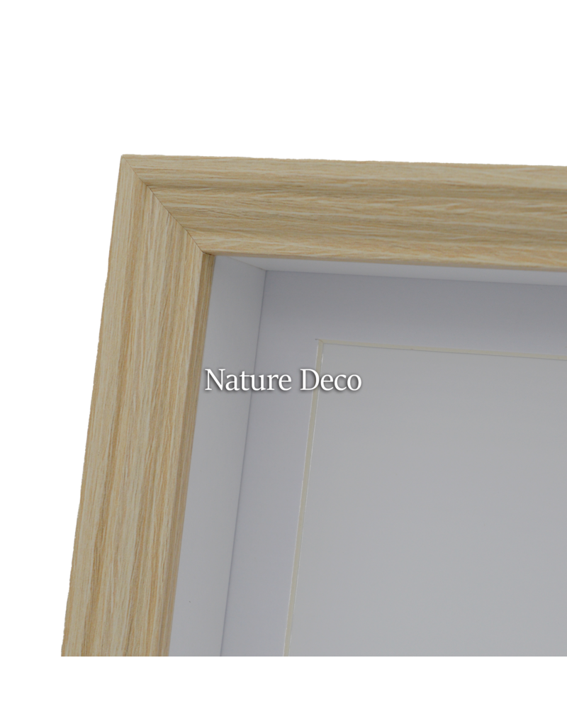 Nature Deco Extra deep Elegant Frame light brown 13 x 18 x 4,5cm