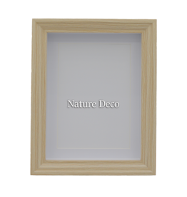 Nature Deco Extra deep Elegant Frame light brown 13 x 18 x 4,5cm