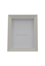 Nature Deco Extra diepe elegante Lijst Wit 13 x 18 x 4,5cm
