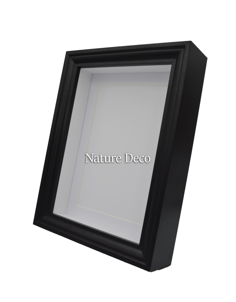 Nature Deco Extra diepe Elegante Lijst Zwart 13 x 18 x 4,5cm
