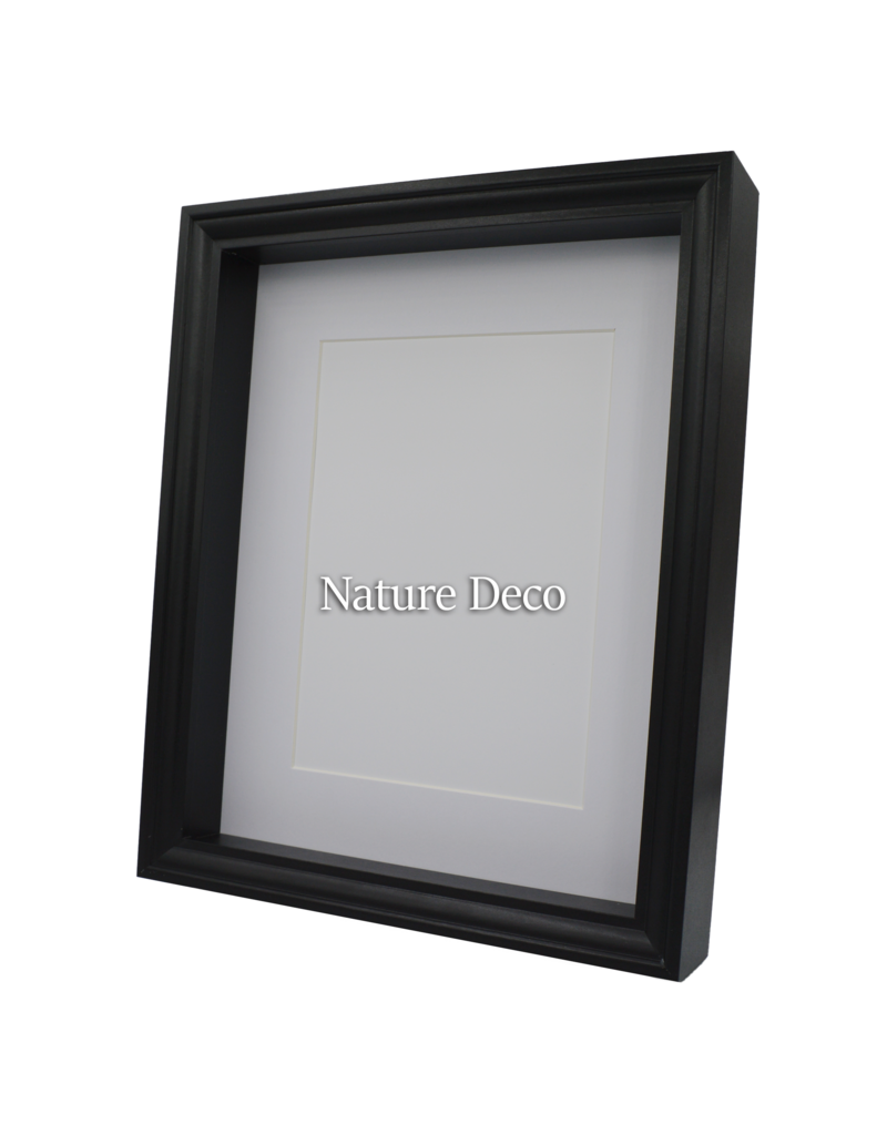 Nature Deco Extra deep Elegant Frame Black 20 x 25 x 4,5cm
