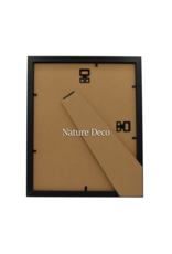Nature Deco Extra diepe Elegante Lijst Zwart 20 x 25 x 4,5cm