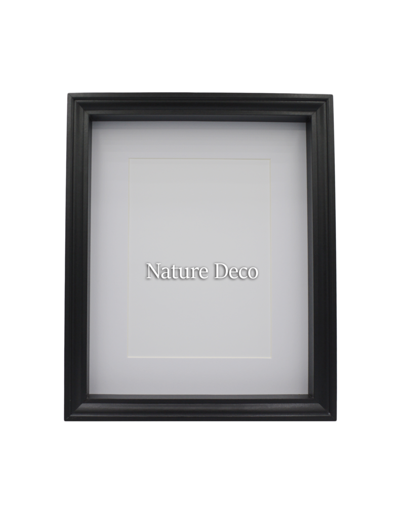 Nature Deco Extra diepe Elegante Lijst Zwart 20 x 25 x 4,5cm