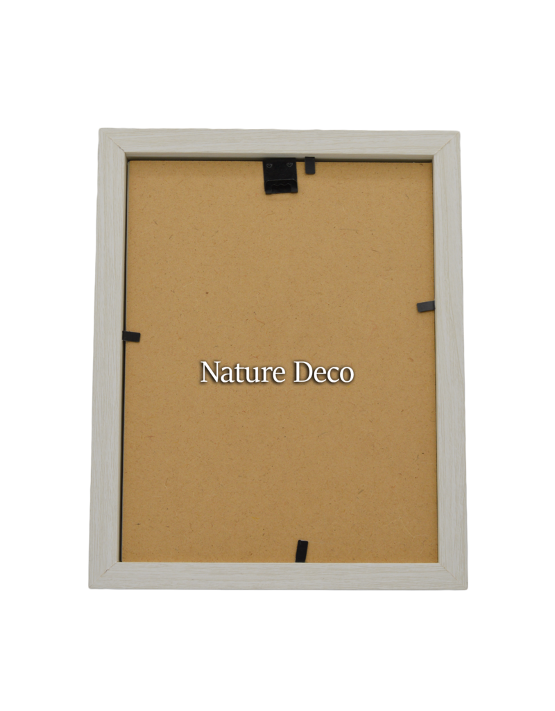 Nature Deco Extra diepe elegante Lijst Wit 13 x 18 x 4,5cm
