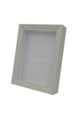 Nature Deco Extra deep Elegant Frame White 13 x 18 x 4,5cm