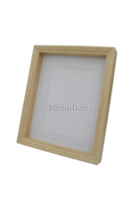 Nature Deco Extra diepe Elegante Lijst Lichtbruin 20 x 25 x 4,5cm