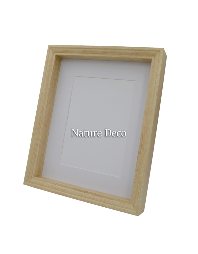 Nature Deco Extra deep Elegant Frame light brown 20 x 25 x 4,5cm
