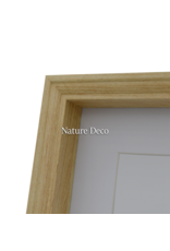 Nature Deco Extra diepe Elegante Lijst Lichtbruin 20 x 25 x 4,5cm
