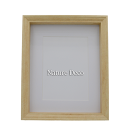 Nature Deco Extra deep Elegant Frame light brown 20 x 25 x 4,5cm