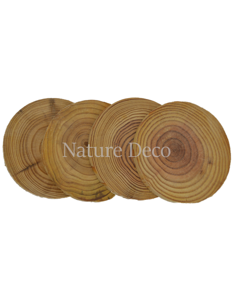 . Wooden coasters (4 pieces)