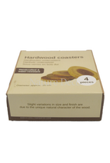 . Houten onderzetters ( 4 stuks )