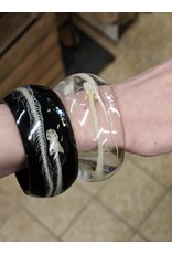 . Snake bracelet in resin black