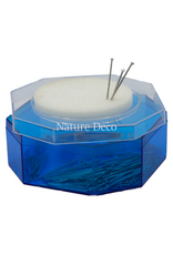 . Pin box with cushion