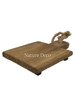 . wooden serving board 15,5 x 11 x 1.5 cm