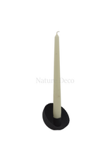 . Shell-shaped iron candlestick 9 x 9 x 6,5 cm
