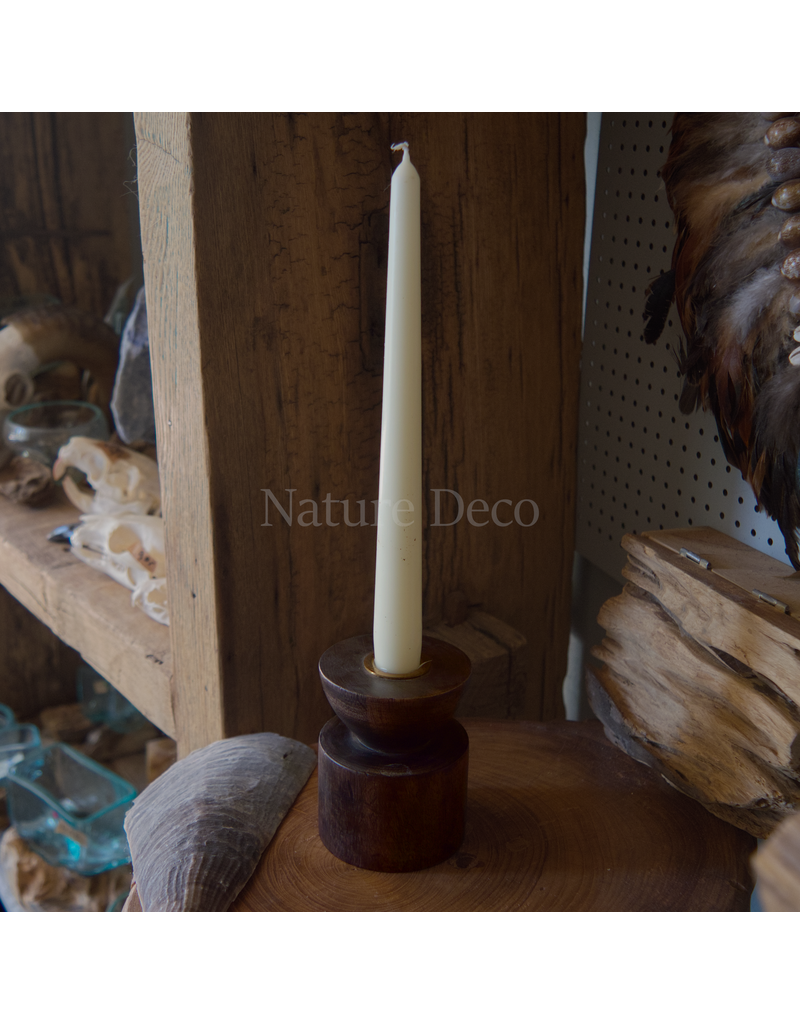. Kandelaar donker hout