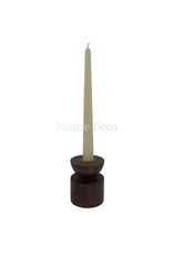 . Kandelaar donker hout