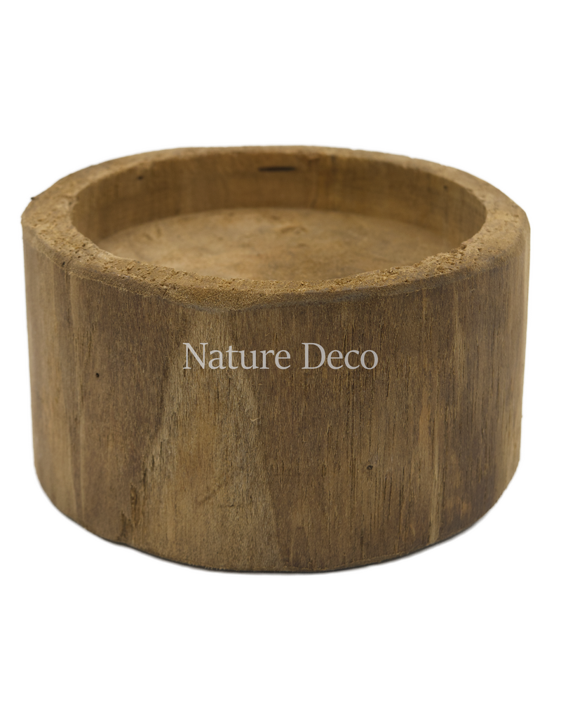 . Robuuste kaarsenhouder hout
