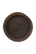. Dark wooden bowl
