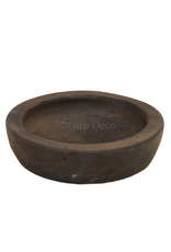 . Dark wooden bowl