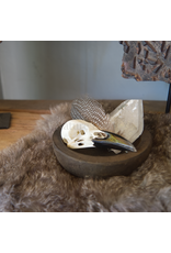 . Dark wooden bowl