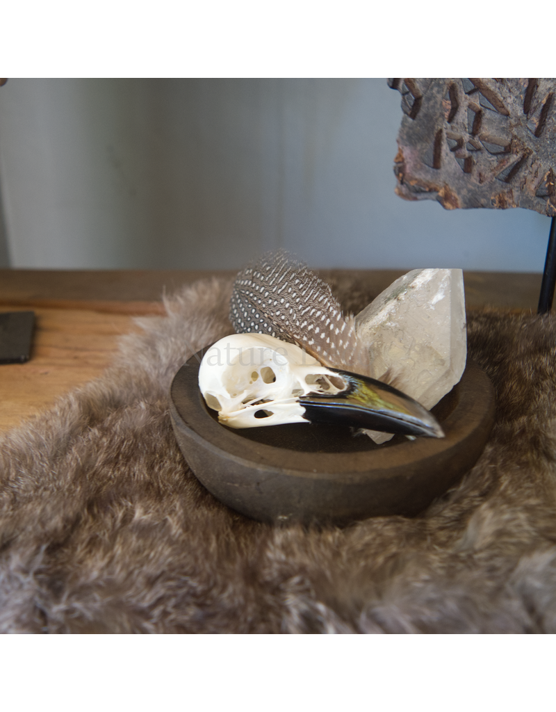 . Dark wooden bowl